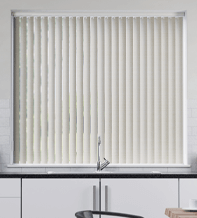 Luca Cream - Textured Rigid PVC Vertical Blind