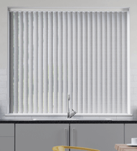 Luca Grey - Textured Rigid PVC Vertical Blind