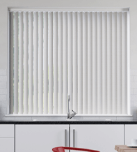 Luca Ivory - Textured Rigid PVC Vertical Blind