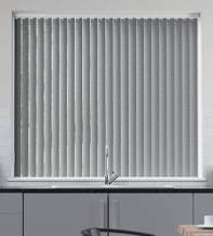 Neo Grey - Textured Rigid PVC Vertical Blind