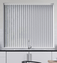 Neo Light Grey - Textured Rigid PVC Vertical Blind