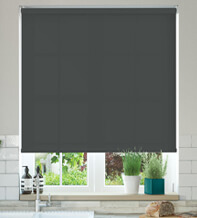 Nevada Charcoal - Moisture Resistant Roller Blind
