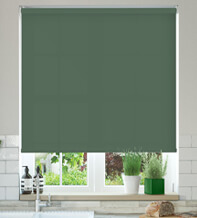Nevada Hunter Green - Moisture Resistant Roller Blind