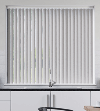 Pearl Light Grey Shadow Pattern - Rigid PVC Vertical Blind