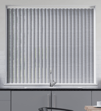 Vito Grey - Textured Rigid PVC Vertical Blind