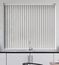 Vito Ivory - Textured Rigid PVC Vertical Blind