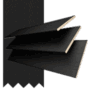 Morgan 50 Bamboo Black - 50mm Slat Wooden Blind Black Tape
