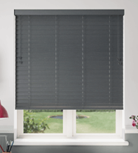 Morgan 50 Bamboo Charcoal - 50mm Slat Wooden Blind