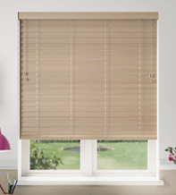 Morgan 50 Bamboo Oak - 50mm Slat Wooden Blind