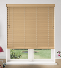 Morgan 50 Birch - 50mm Slat Wooden Blind