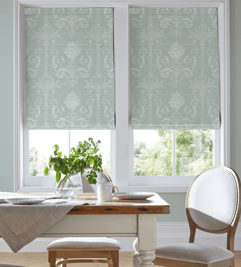 Laura Ashley Josette Duck Egg – Designer Roman Blind