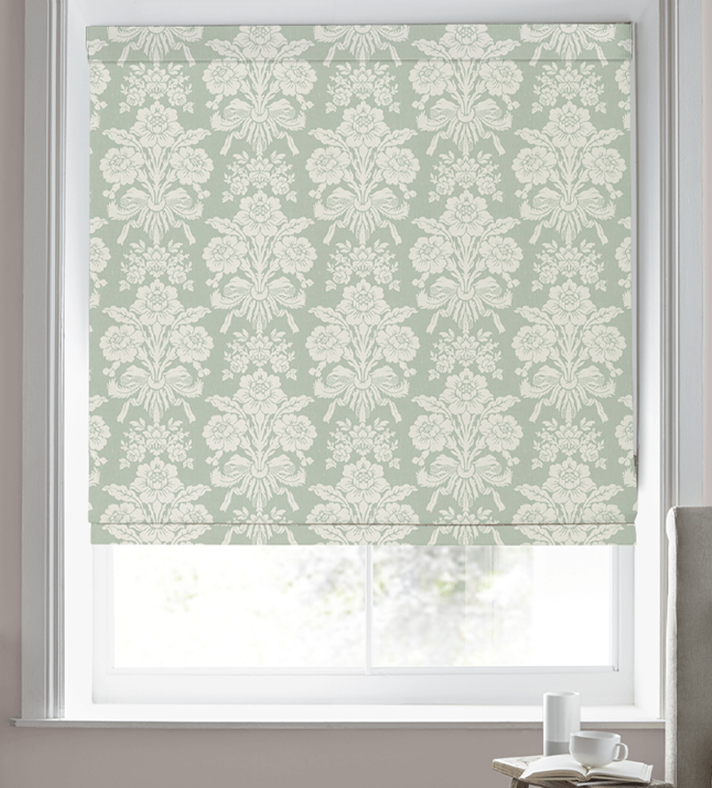 Laura Ashley Tatton Duck Egg – Designer Roman Blind